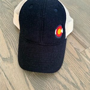 Navy Legacy Colorado Felt Trucker Cap - Worn Once!